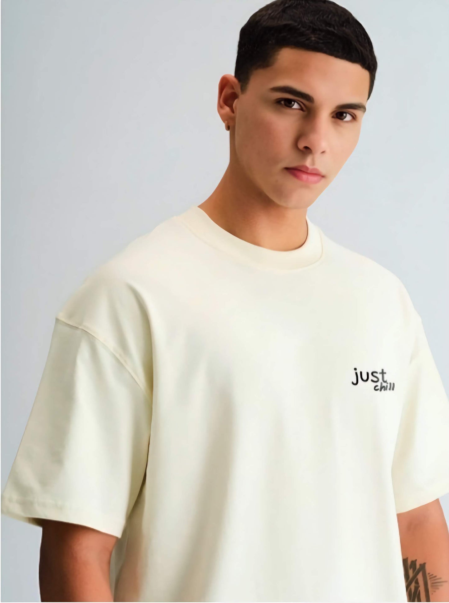 Shin Chan Just Chill Oversized T-Shirt - Anime Printed Loose Fit Tee India