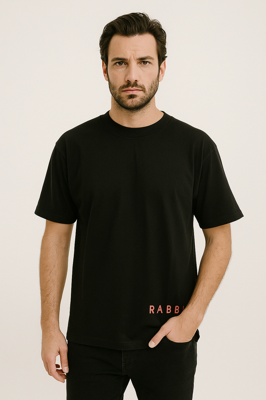 Rare Rabbit Oversized T-Shirt for Men – Dolce Floral Graphic Streetwear Tee