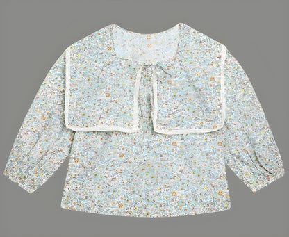 Women's Green Printed A-Line Top