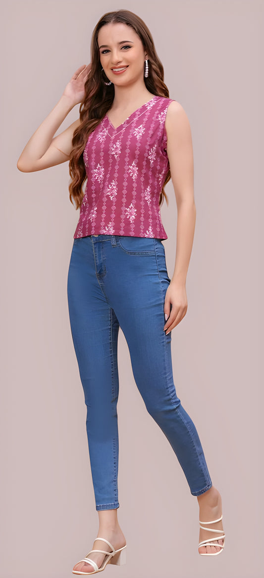 Lavender Bloom Kurti