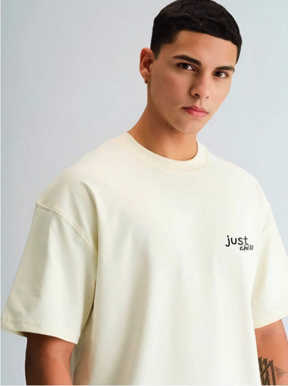 Shin Chan Just Chill Oversized T-Shirt - Anime Printed Loose Fit Tee India