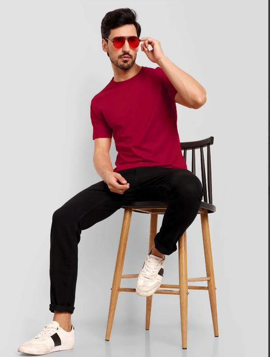 Red Solid Tshirts