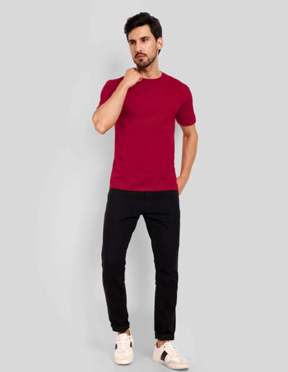 Red Solid Tshirts